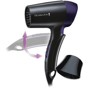 Remington Asciugacapelli D2400 Nero Compatto e Leggero per Asciugatura Rapida