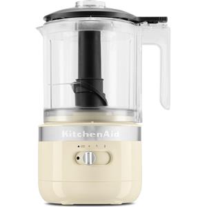 KitchenAid Tritaverdure Elettrico 5KFCB519EAC 1,18L Batteria Ioni Litio Crema