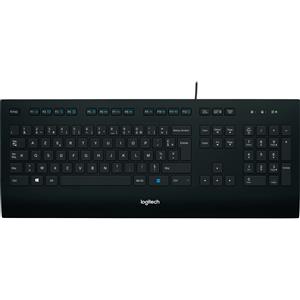 Logitech K280E Pro Tastiera Full-size USB AZERTY per Ufficio Nero