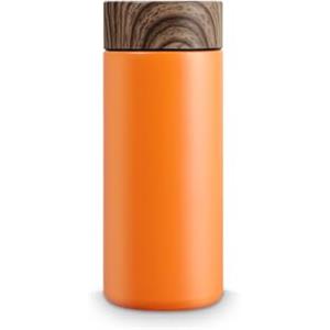 ONCCI 300 ML piccolo thermos in acciaio inox 316 piccola bottiglia d'acqua con isolamento sottovuoto per bevande calde e fredde, senza BPA (arancione)