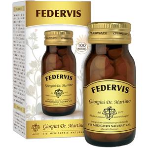 Dr. Giorgini FEDERVIS - Integratore alimentare in pastiglie con Valeriana, Passiflora e Camomilla per favorire il sonno e il rilassamento - 100 pastiglie