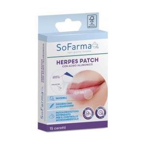 SOFARMAPIU' Sofarma+ Herpes Patch all'acido ialuronico 15 pezzi