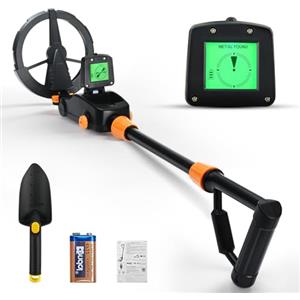 Jradse Metal Detector per Bambini, Metal Detector con Display LCD e Indicazione Sonora, Leggero ad Alta Precisione con Bobina di Ricerca Impermeabile per Bambini o Principianti
