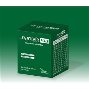 FARMAKOS Fertivir Plus - Integratore Alimentare per la Fertilità Maschile, 60 Capsule con Antiossidanti e Vitamine