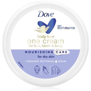 Dove Body Love Crema Multiuso 250 ml - Nutriente per Viso, Corpo e Mani con Ceramide Restoring Serum