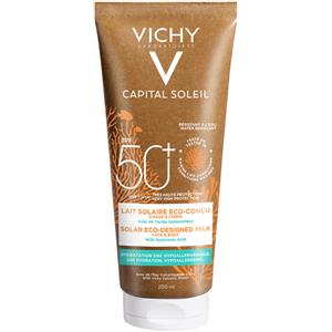 Vichy Capital Soleil Latte Solare Eco-Sostenibile SPF50 200 ml - Idratazione 24h e Protezione Alta per Viso e Corpo