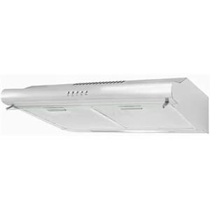 Exquisit® Cappa aspirante da parete 60 cm 3 livelli filtro carbone attivo pulsanti illuminazione LED timer, modalità estrazione, ricircolo, acciaio inossidabile