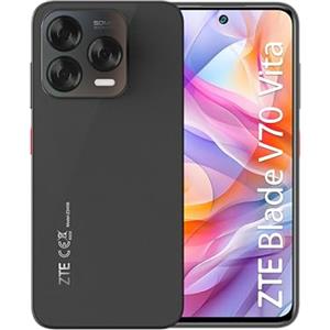 ZTE Smartphone ZTE BLADE V70 VITA Stone Grey - Smartphone 6.7"HD+ 120Hz, 256GB di memoria, 20 GB RAM (8+12 RAM dinamica), Fotocamera AI 50MP,Android 14, Ricarica fast 22.5W, NFC