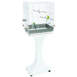 IMAC GABBIA CAMILLA LIMITED EDITION (50 x 30 x 57 CM. / 129 CM.) BIANCO/TORTORA