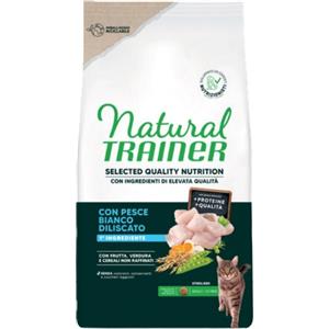 TRAINER NATURAL TRAINER CAT SELECTED QUALITY NUTRITION ADULT STERILISED PESCE BIANCO 1,25 KG.