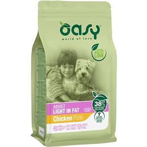 OASY DOG ADULT LIGHT IN FAT POLLO 12 KG.