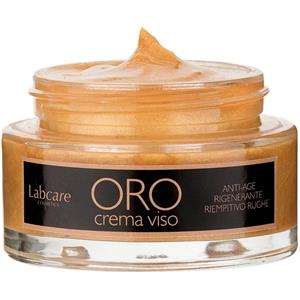 Labcare Oro Crema Viso Anti-Age Rigenerante Riempitiva con Acido Ialuronico e ORO 24K - 50ml
