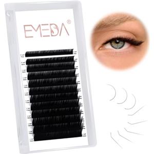 EMEDA Estensioni per ciglia L curl C curl uno per uno 0,07 mm 7-14 mm mix Estensione ciglia classica professionale occhio di gatto occhio di volpe stilizzato eyelash extensions (C L ricciolo 0,07 mix)