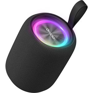 oraolo Cassa Bluetooth, Speaker Bluetooth BT5.3 Con Luci RGB, Impermeabile IPX6, Riproduzione di 8 Ore Supporta TF, USB, Speaker Bluetooth Portatile per Casa, Ciclismo, Festa