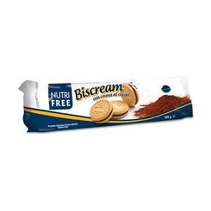 Nutrifree Biscream con Crema al Cacao 125g - Biscotti Ripieni Senza Glutine e Senza Lattosio