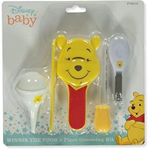 Disney Winnie The Pooh Baby Unisex 5-Piece Salute & Toelettatura Kit - giallo