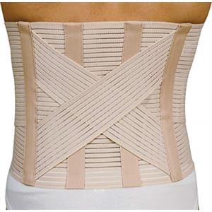 MANIFATTURA BERNINA Sana 5175 (Taglia 5) - Fascia Elastica Schiena Corsetto Lombare Ortopedico steccato millerighe