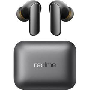 realme Buds Air 7 Pro Cuffie Senza fili,6 microfoni con 53dB di riduzione del rumore,48 ore di riproduzione Bluetooth 5.4 impermeabile IP55 Cuffie Bluetooth,Nero