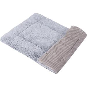 Vejaoo Cuccia per cani, morbida e calda, cuscino per cani e gatti, divano per animali domestici XZ014 (Wicker Gray, XL (100 x 70 cm)