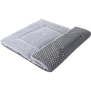 Vejaoo Cuccia per cani e gatti XZ014 (Short Plush Grey, XL (100 x 70 cm)