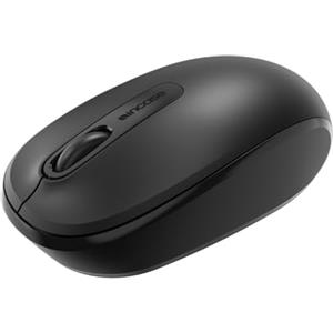 Incase Mouse portatile wireless 1850 - Progettato da Microsoft - Compatto, comodo, per destra/sinistra, durata della batteria 6 mesi, ricetrasmettitore nano, funziona con Mac/Windows 8/10/11 - nero