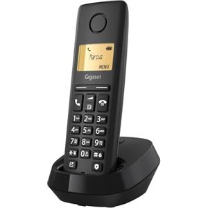 Gigaset PURE 120 - Telefono cordless - Protezione dalle chiamate indesiderate, Nero Antracite [Compatibile in IT, DE, FR, NL, BE, CHE, AUT]