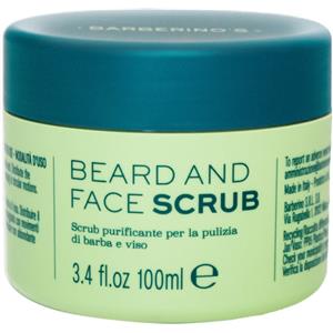 BARBERINO'S Scrub Viso e Barba 100ml - Esfoliante Delicato per Pelle e Barba Morbide