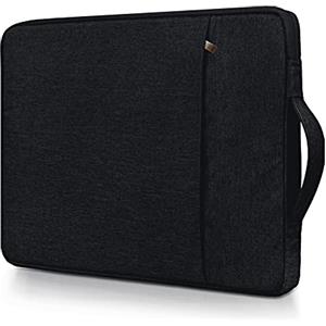 RAINYEAR make life easier RAINYEAR 15 Pollici Custodia Protettiva per Laptop PC Computer Sleeve Impermeabile Caso Borsa con Tasca Frontale e Maniglia, Compatibile con 15" MacBook Pro,Nero