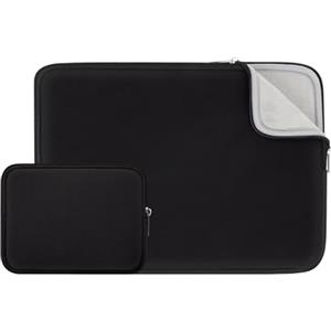 RAINYEAR make life easier RAINYEAR 16 Pollici Manicotto del computer portatile Fluffy Fodera Accessori Borsa per 16 Pollici MacBook M1 M2 M3 M4 Pro/Max A2141 A2485 A2780 A2991 A3403 A3186(Nero,Versione Aggiornata)