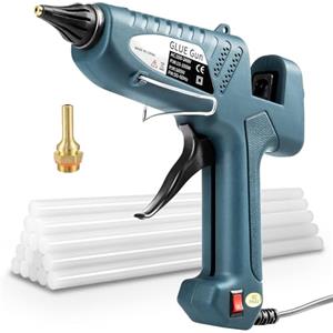 MAXDONE Pistola Colla a Caldo 100W Colla a Caldo Pistola a Caldo Professionale, Pistola Colla a Cald Pistole per Colla con 11mm Stick di Colla Pistole per Colla Glue Gun