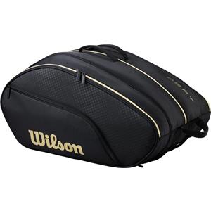 Wilson Borsa per racchette Wilson Defy V1 Padel Bag Black/Gold