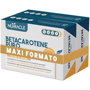 Nutracle Betacarotene 320 compresse | Integratore di Beta-Carotene e Rame per Abbronzatura Forte | Sostegno per la Vista Alta Concentrazione di Pro Vitamina A