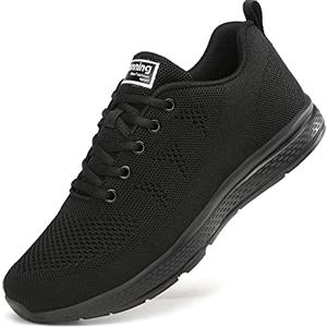 ZPAWDH Donna Scarpe da Ginnastica Sportive Sneakers Sport Running Basse Basket Outdoor Fitness(all Black 38EU)