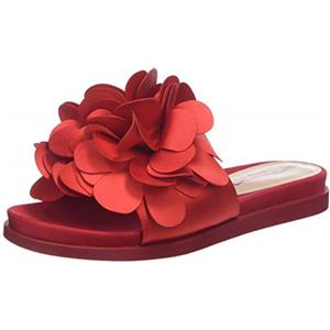 Fornarina Flower1, Sandali Punta Aperta Donna, Rosso, 36 EU