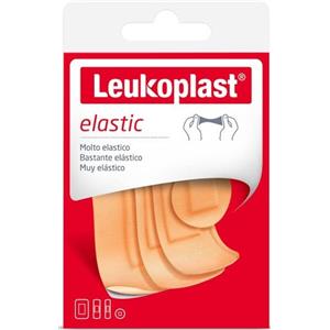 Leukoplast Elastic - Cerotti Elastici Assortiti 40 Pezzi in 4 Misure, Ideali per Ferite e Lesioni Cutanee