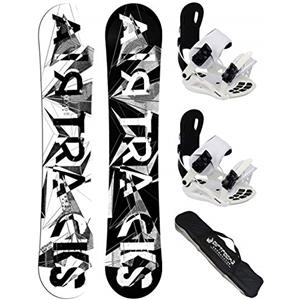Airtracks Lady Snowboard Set - TAVOLA BWF Donna 140 - ATTACCHI Master W S - Sacca/Nuovi