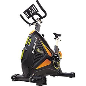 FFitness Indoor Bike Professionale con volano da 18 kg Bicicletta allenamento Indoor con Resistenza Regolabile Disco Inerziale 18kg