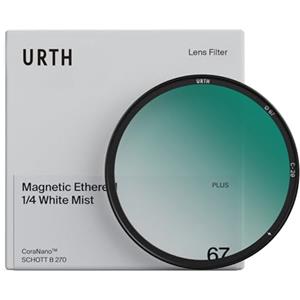 Urth Filtro Magnetico 67mm Ethereal White Mist ¼ Diffusore (Plus) - Effetto Cinematografico con 20 Strati Nano per Diffusione della Luce