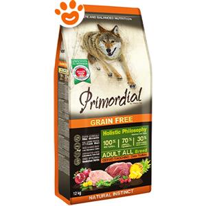 Primordial Dog Grain Free Adult Cervo e Tacchino - Sacco Da 2 Kg