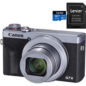 Canon PowerShot G7X Mark III + sd 32GB - silver - Garanzia Canon Italia 2 anni