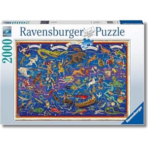 Ravensburger - Puzzle 2000 Pezzi Costellazioni | Puzzle 2000 Pezzi | Rompicapo Adulti E Bambini Dai 14 Anni In Su | Regalo Per Bambini E Adulti | Misure 98x75cm | Tecnologia Soft-click