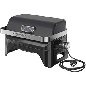 Campingaz Attitude2go Barbecue da tavolo elettrico|Barbecue elettrico Indoor & Outdoor, portatile |2200 W | Griglia in ghisa | per 4 persone | Barbecue da balcone | Barbecue da campeggio