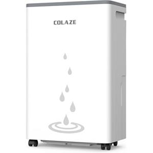 COLAZE Deumidificatore Casa Muffa 20L/24h, Deumidificatore Elettrico per ambienti fino a 150m³/50m², deumidificatore portatile per cantina & bagno, Silenziosi Deumidificatori con Ruota Universale