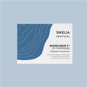 Sikelia BIOSELGENE F - Integratore Alimentare con Collagene, Omega 3 e Vitamina C per Capelli e Unghie - 30 Compresse