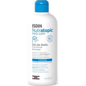 ISDIN Nutratopic PRO-AMP Gel Detergente 400ml - Deterge Delicatamente e Idrata la Pelle Atopica