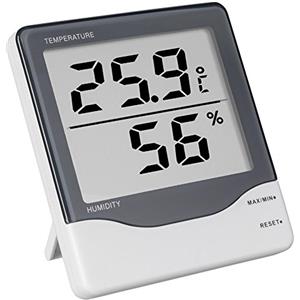 TFA Stazione 30,5002 Meteo - Stazione Meteo (1,5 V AA, Nero, Bianco, 171g, 110 x 20 x 95 mm)