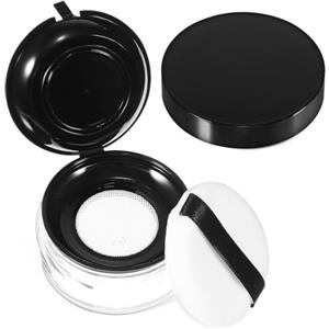 Generico Contenitore Compatto per Cipria da Viaggio Custodia Portatile per Polvere Libera Sicura e Leggera per Trucco in Vacanza e Lavoro