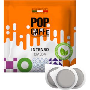 Pop Caffè Miscela Intenso - Caffè in Cialde ESE 44mm, 150 Cialde con Sapore Forte e Retrogusto al Cioccolato