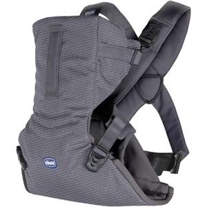 Chicco Easyfit Marsupio Neonati Ergonomico per Bebè e Bambini dalla Nascita a 9 Kg, Porta Bebè Semplice e Intuitivo da Indossare, Fronte Mamma e Fronte Strada, Supporto per Testa e Collo, Grigio