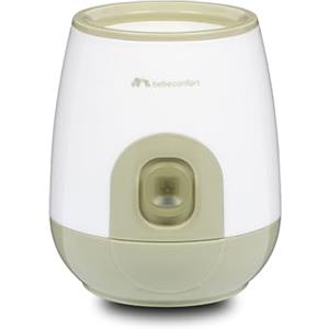Bebeconfort Express Scaldabiberon Elettrico, Scalda Biberon Neonato Compatibile con biberon e vasetti omogeneizzati, Scalda in 2 minuti, colore Bianco/Verde Oliva